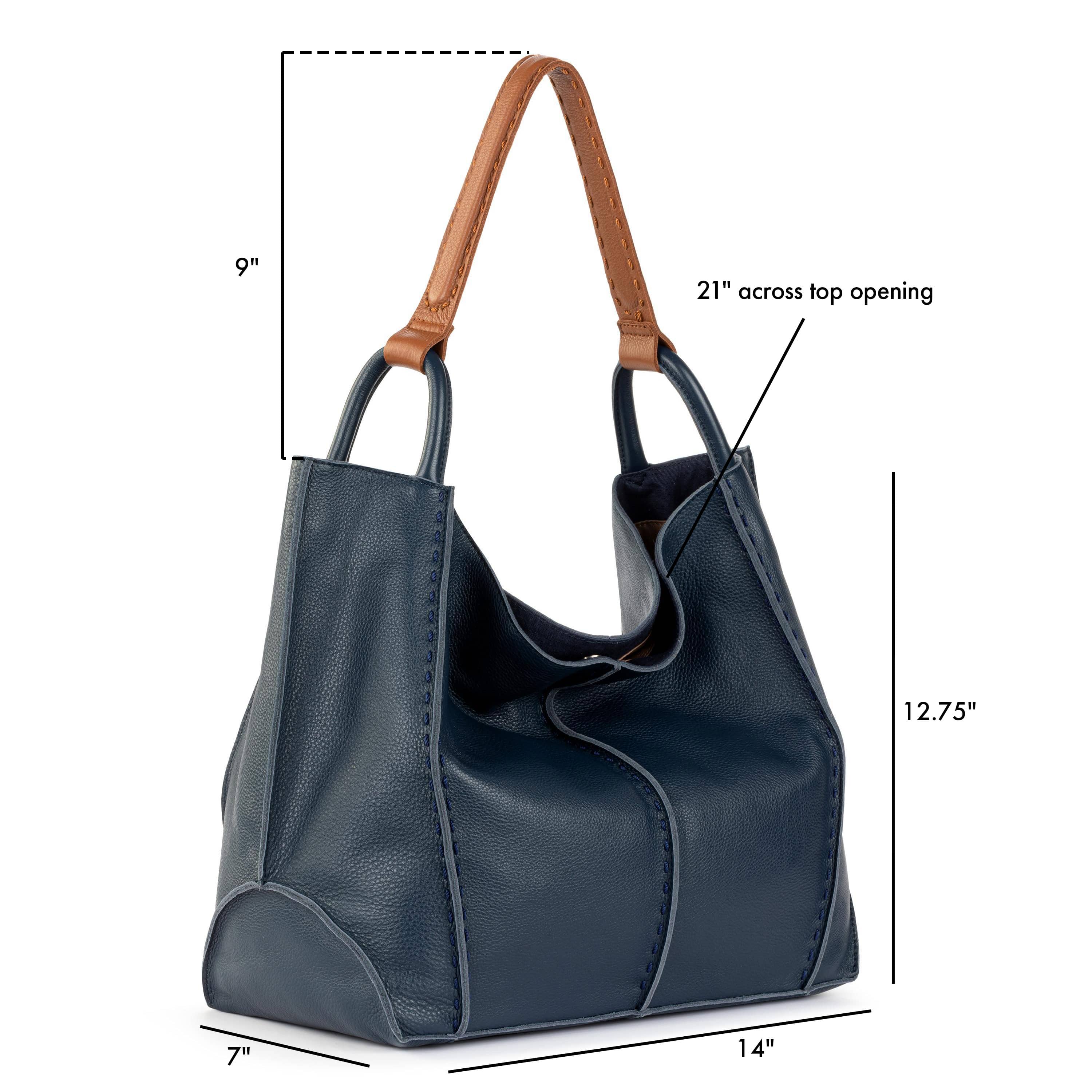 The Sak Los Feliz Large Tote - Leather - Indigo