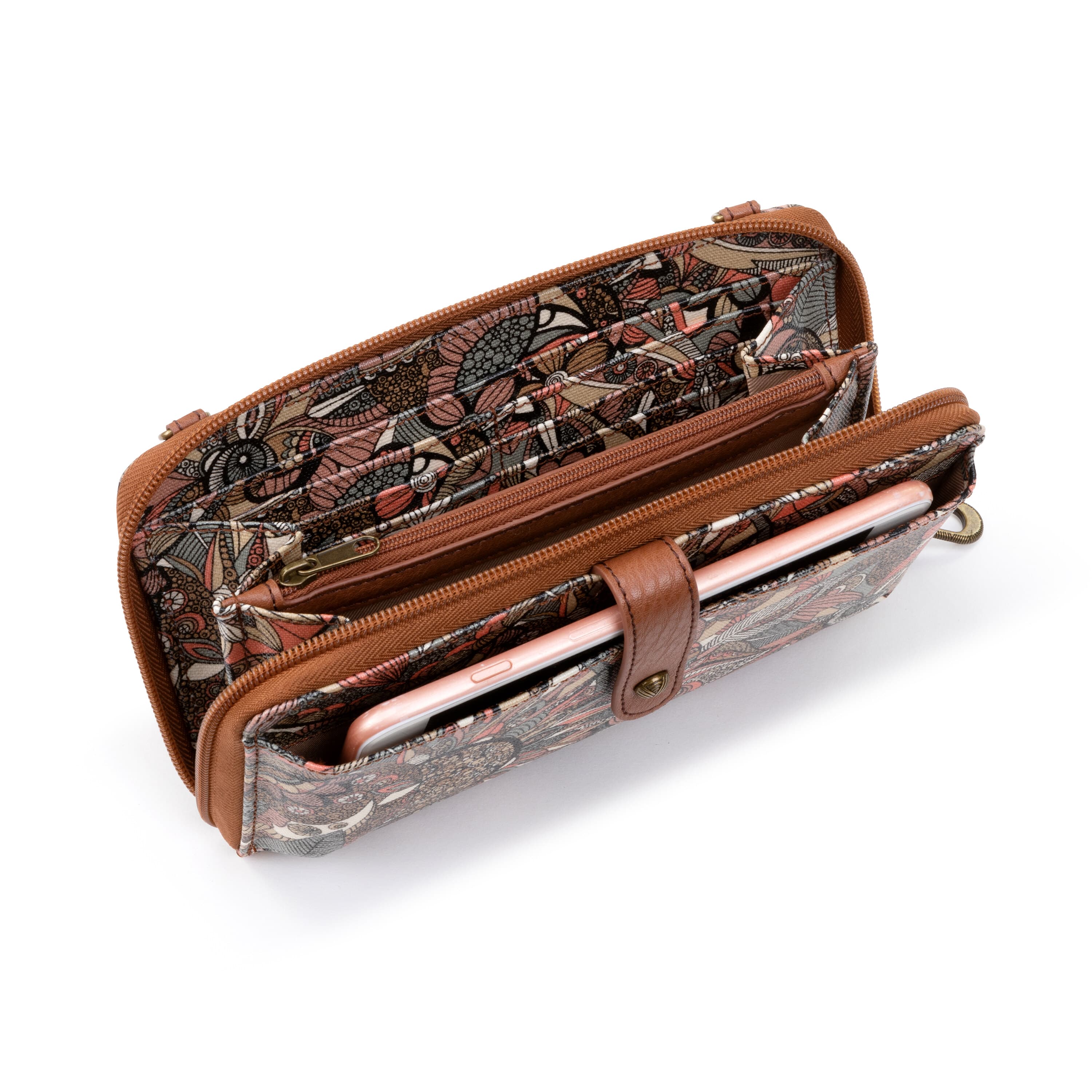 Sakroots Smartphone Wallet - Canvas - Sienna Spirit Desert