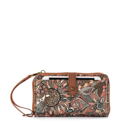 Sakroots Smartphone Wallet - Canvas - Sienna Spirit Desert