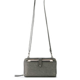 The Sak Iris Smartphone Wallet - Leather - Slate Leaf Embossed