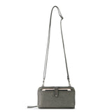 The Sak Iris Smartphone Wallet - Leather - Slate Leaf Embossed