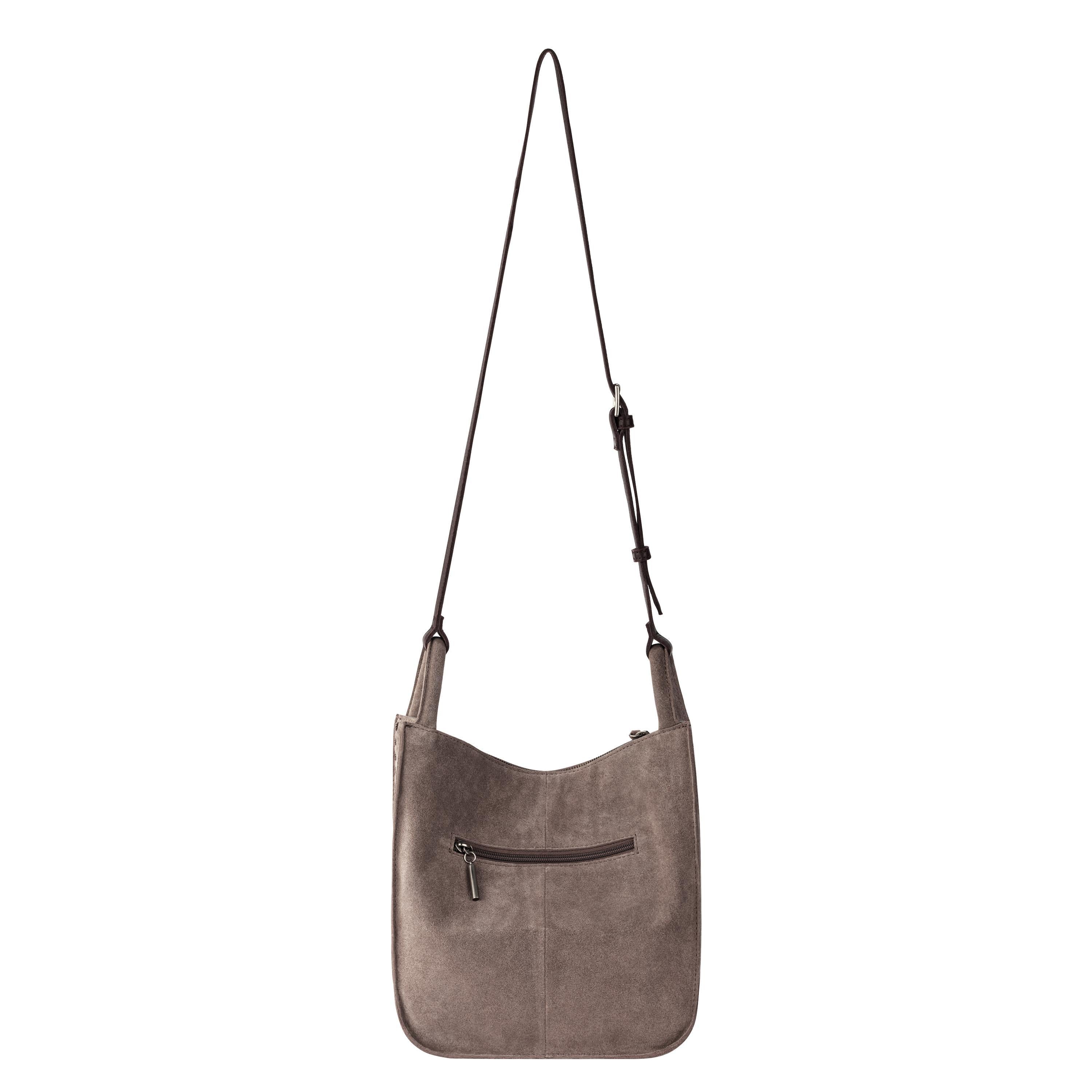 The Sak Los Feliz Crossbody - Leather - Mushroom Suede