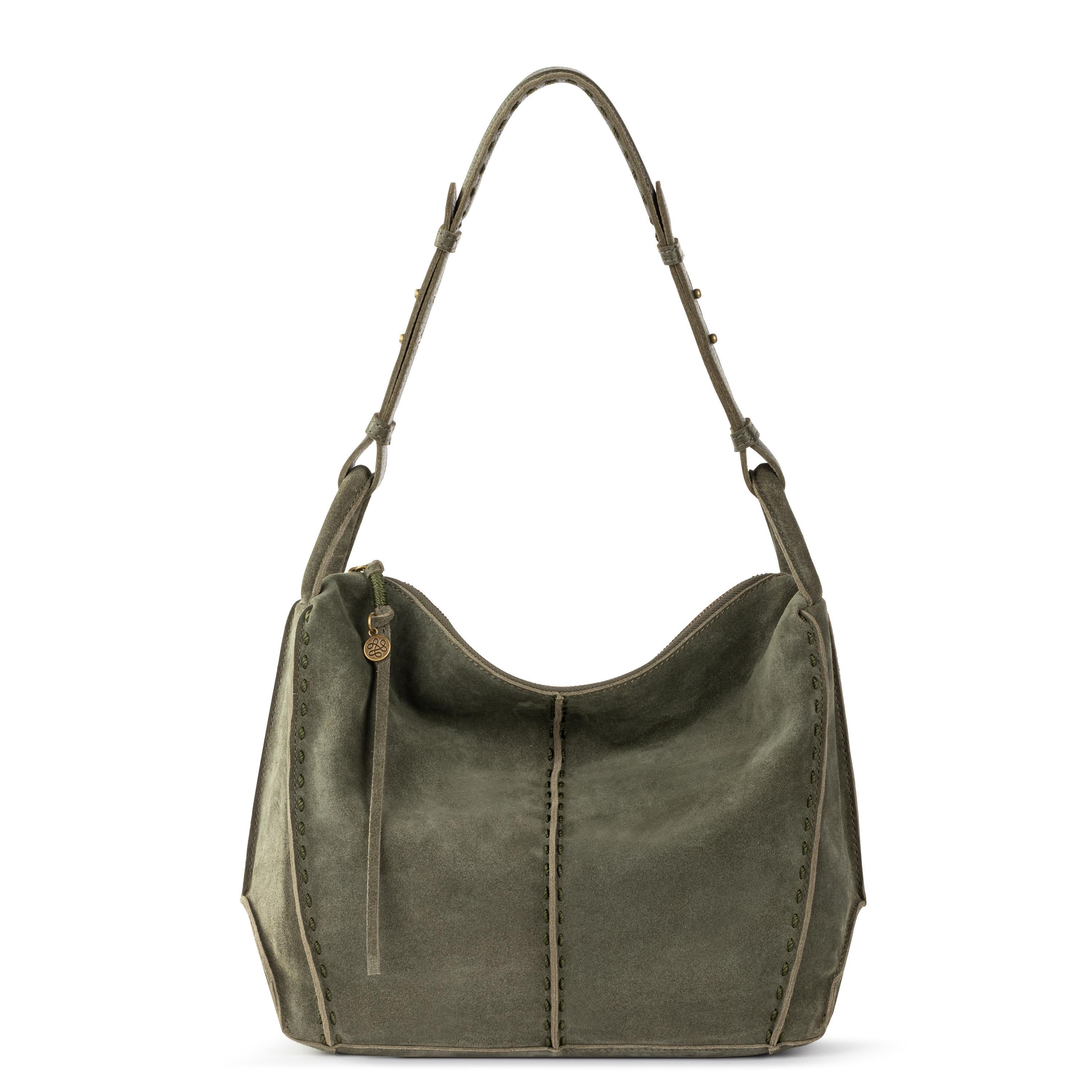 The Sak Los Feliz Hobo - Leather - Moss Suede