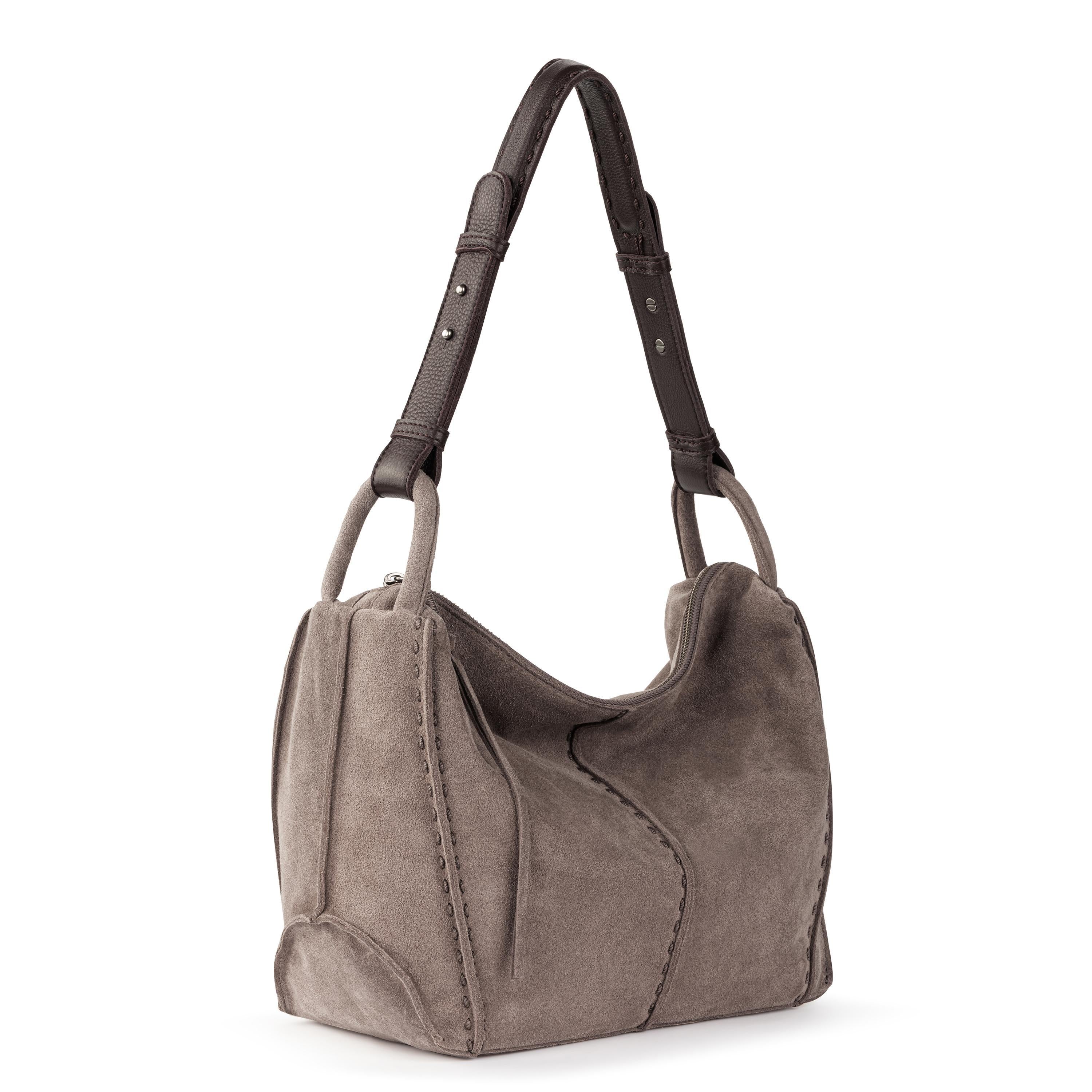 The Sak Los Feliz Hobo - Leather - Mushroom Suede