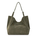 The Sak Los Feliz Large Tote - Leather - Moss Suede