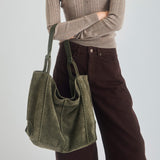 The Sak Los Feliz Large Tote - Leather - Moss Suede