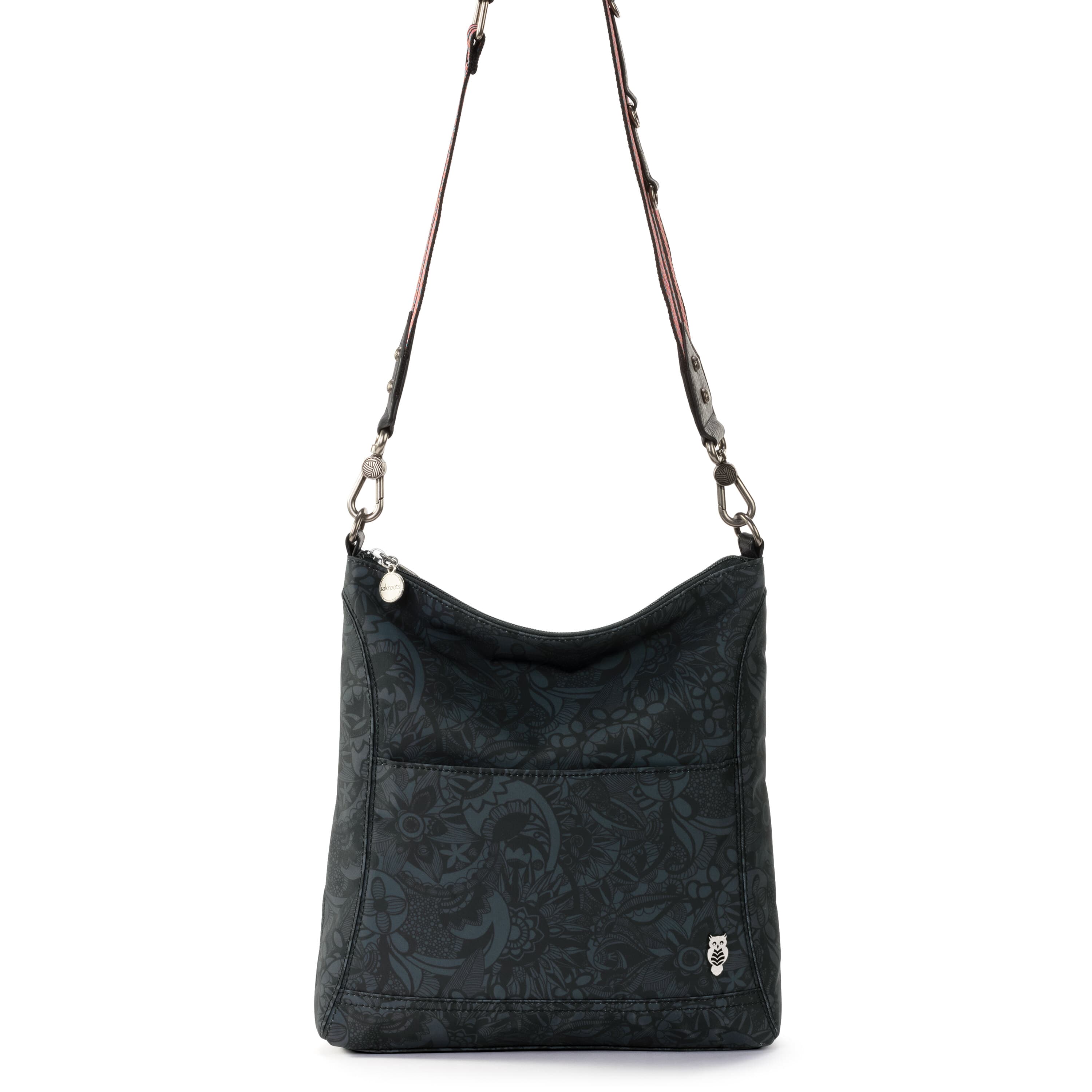 Sakroots Lucia Crossbody - EcoTwill - Black Spirit Desert