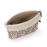 The Sak Lumi Crossbody - Hand Crochet - Ecru Multi Beads