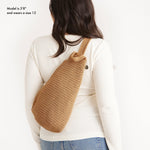 The Sak Geo Sling Backpack - Hand Crochet - Bamboo
