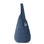 The Sak Geo Sling Backpack - Hand Crochet - Maritime