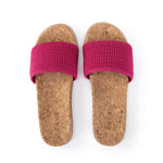 The Sak Mendocino Slide Sandal - Hand Crochet - Pinkberry