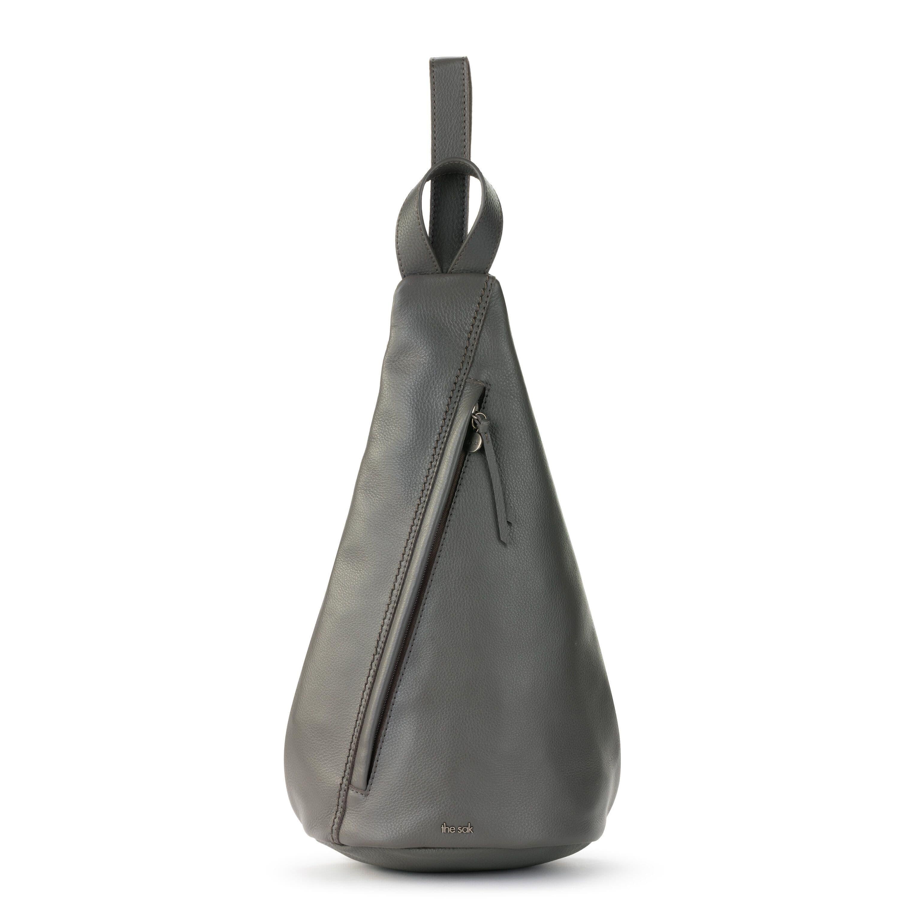 The Sak Geo Sling Backpack - Leather - Slate