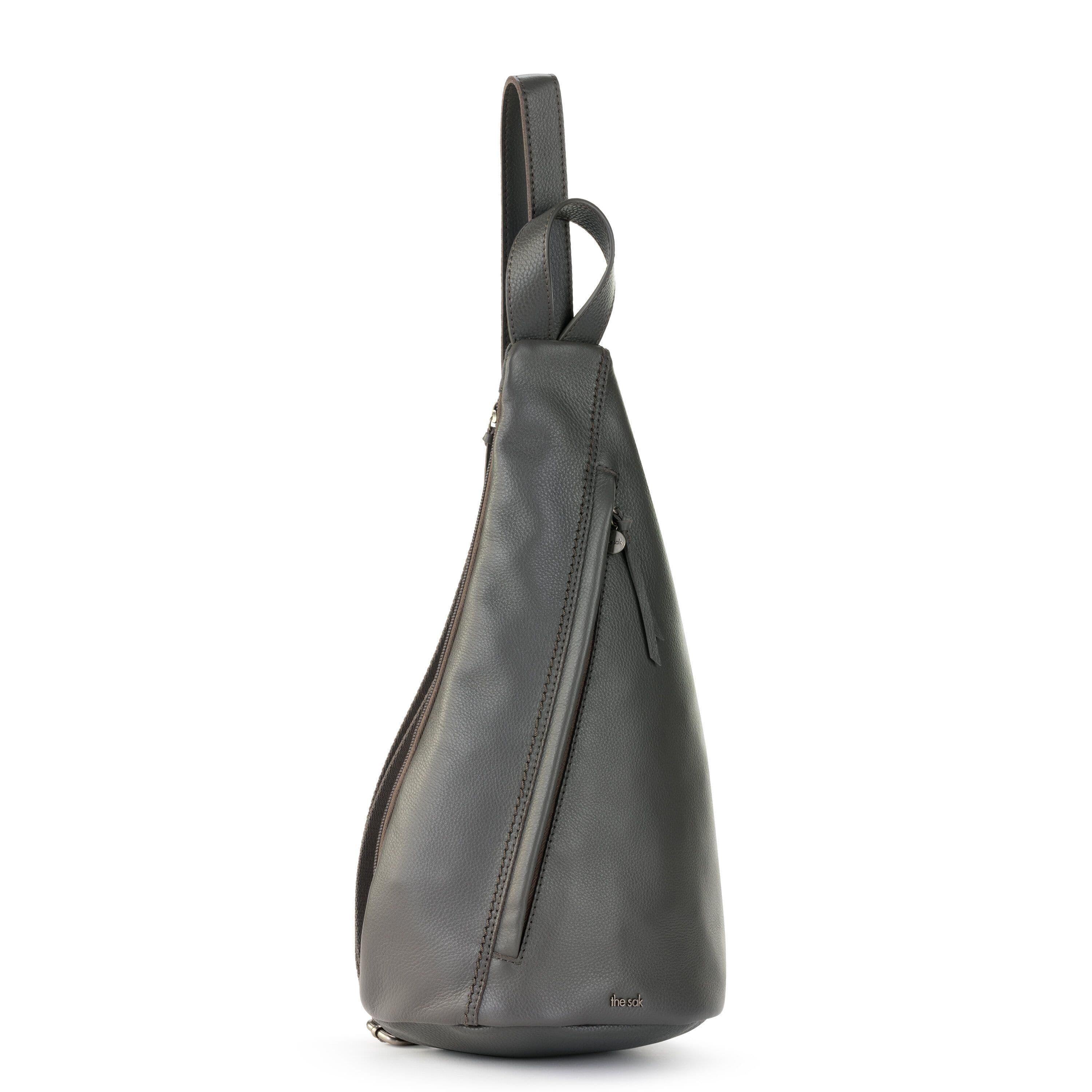 The Sak Geo Sling Backpack - Leather - Slate