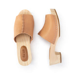 The Sak Ella Clog Sandal - Leather - Natural Vachetta