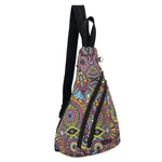 Sakroots On The Go Sling Backpack - EcoTwill - Rainbow Wanderlust