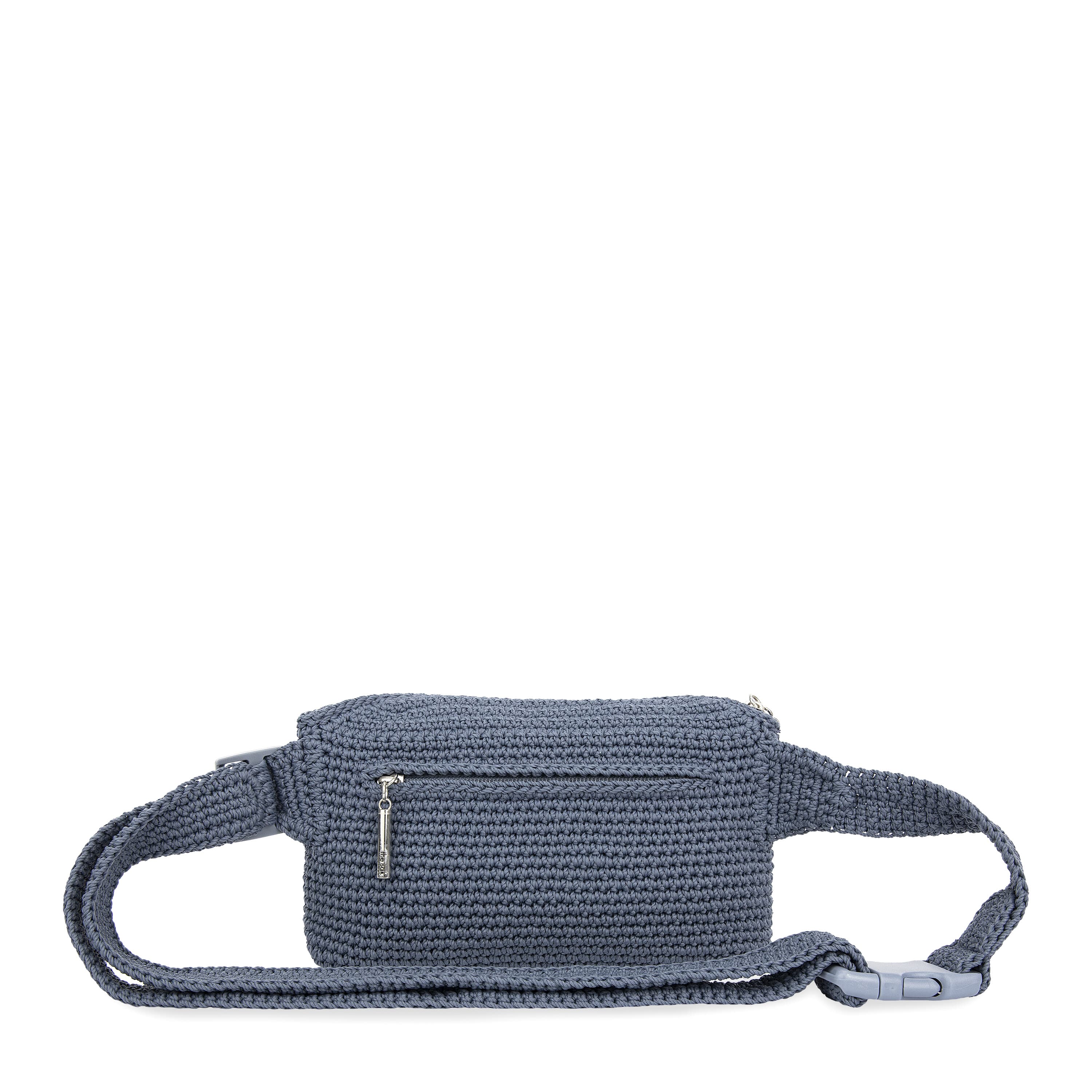 The Sak Caraway Small Belt Bag - Hand Crochet - Maritime
