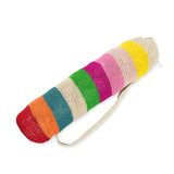 The Sak Yoga Mat Bag - Hand Crochet - Beach Stripe