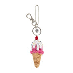 The Sak Yarnicharmz Dangle - Hand Crochet - Strawberry