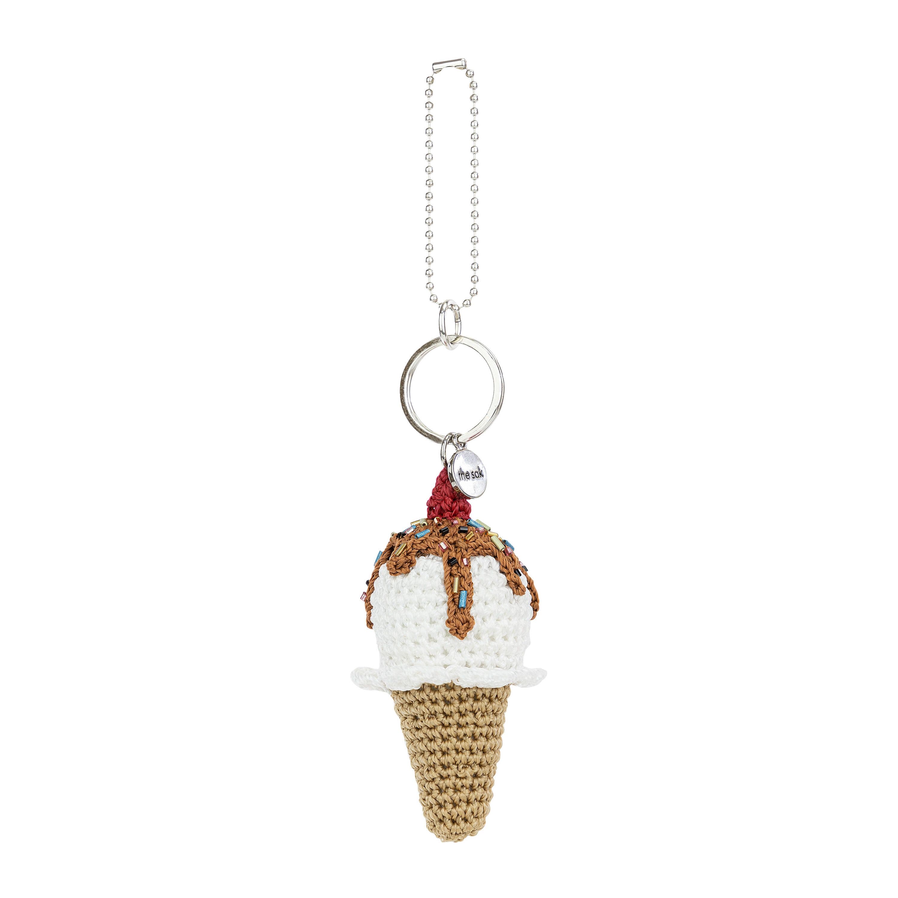 The Sak Yarnicharmz Dangle - Hand Crochet - Vanilla