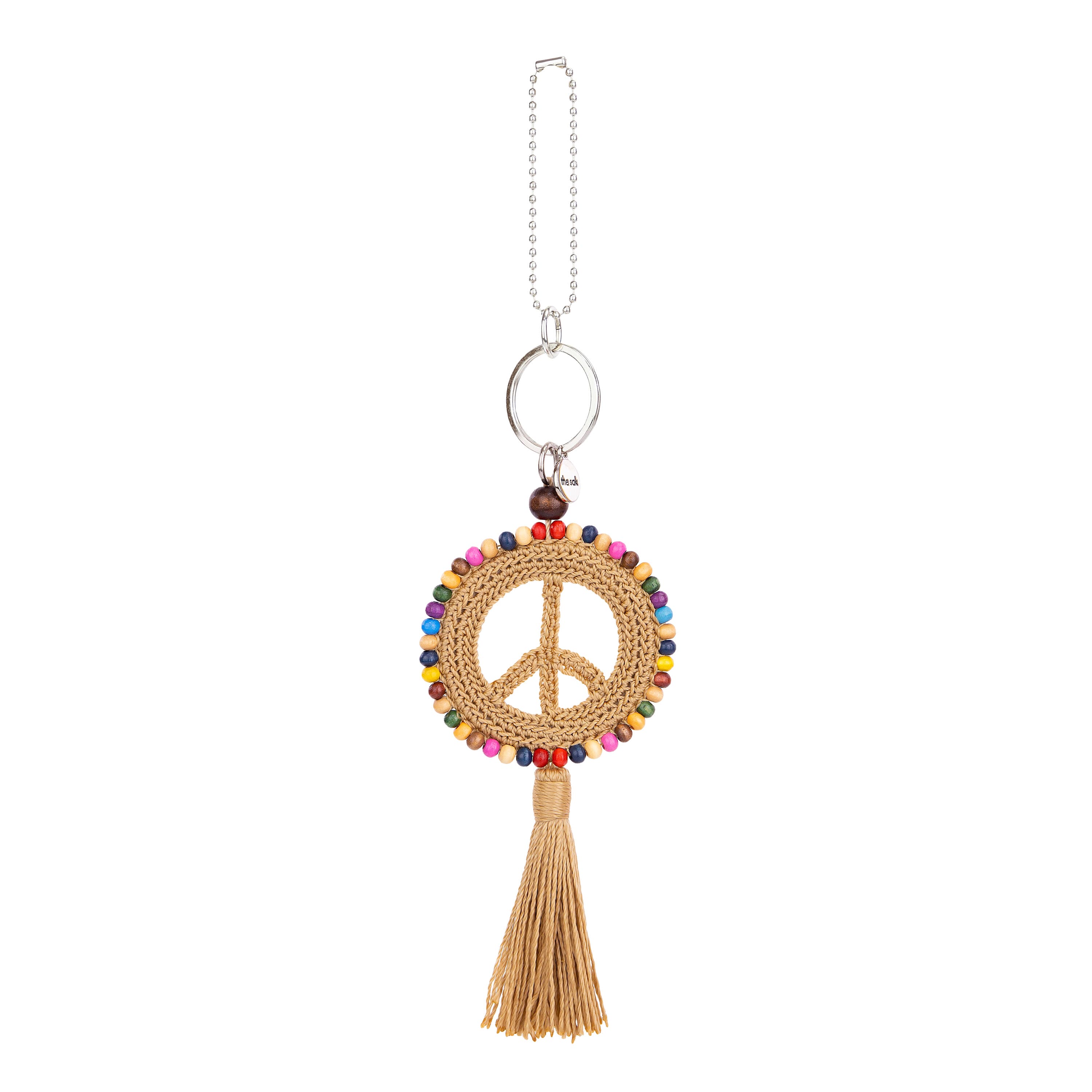 The Sak Yarnicharmz Dangle - Hand Crochet - Bamboo Peace