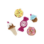 The Sak Yarnicharmz 5 Pack - Hand Crochet - Sweets