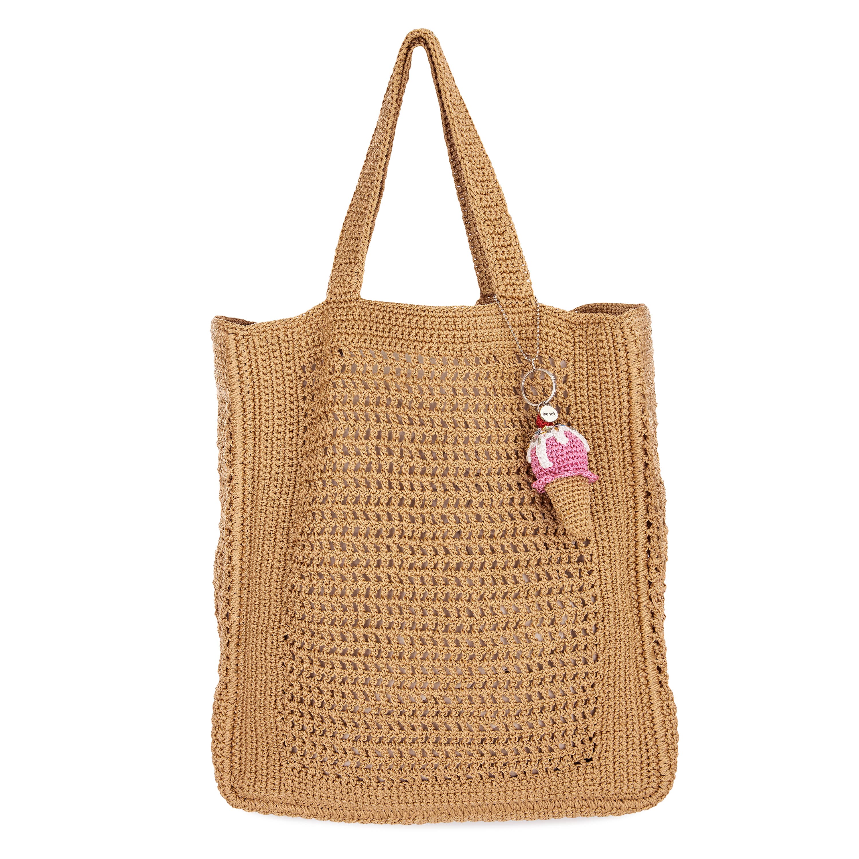 The Sak Lanie Market Tote - Hand Crochet - Bamboo