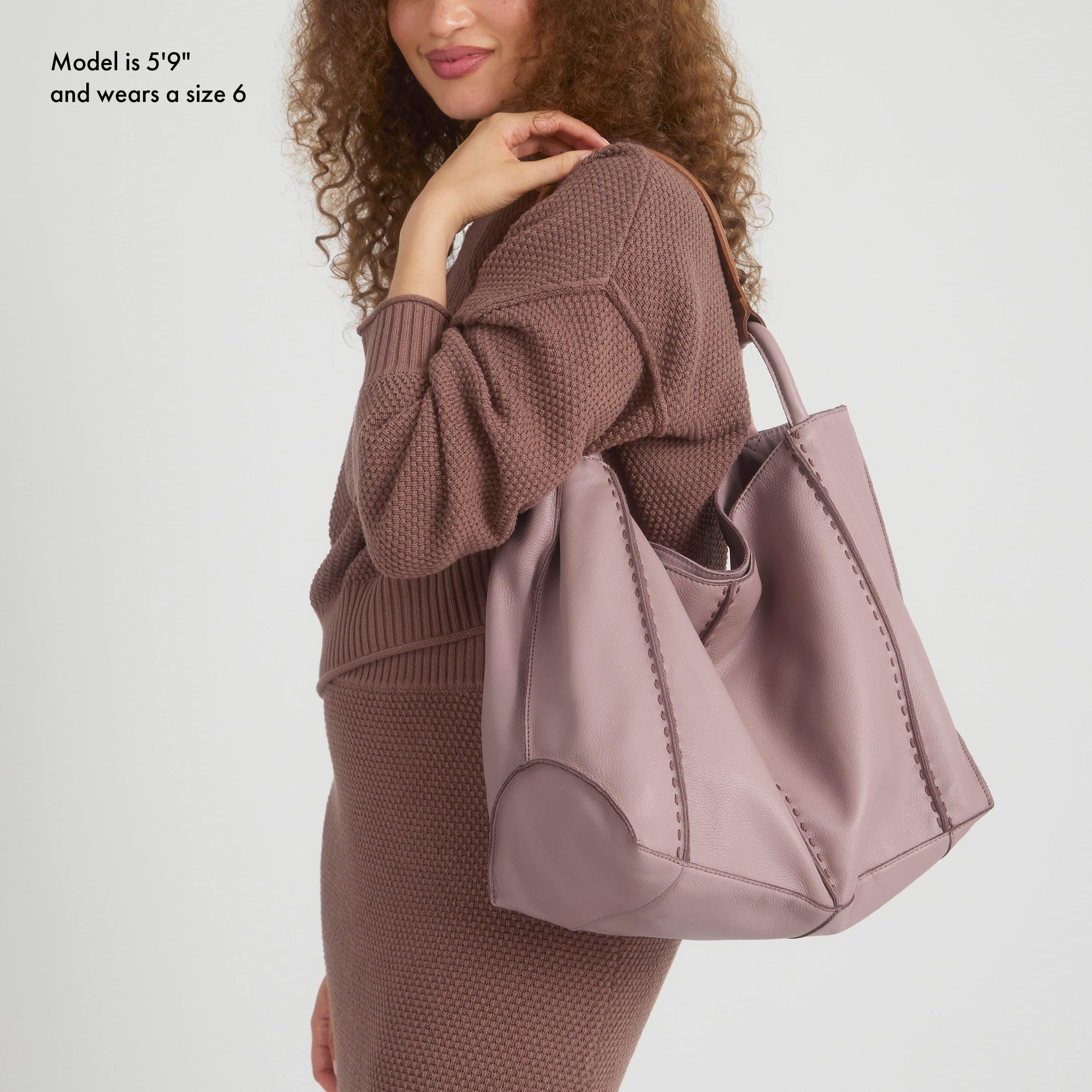 The Sak Los Feliz Large Tote - Leather - Rosewood
