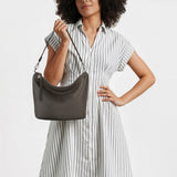 The Sak Jasmine Small Hobo - Leather - Slate