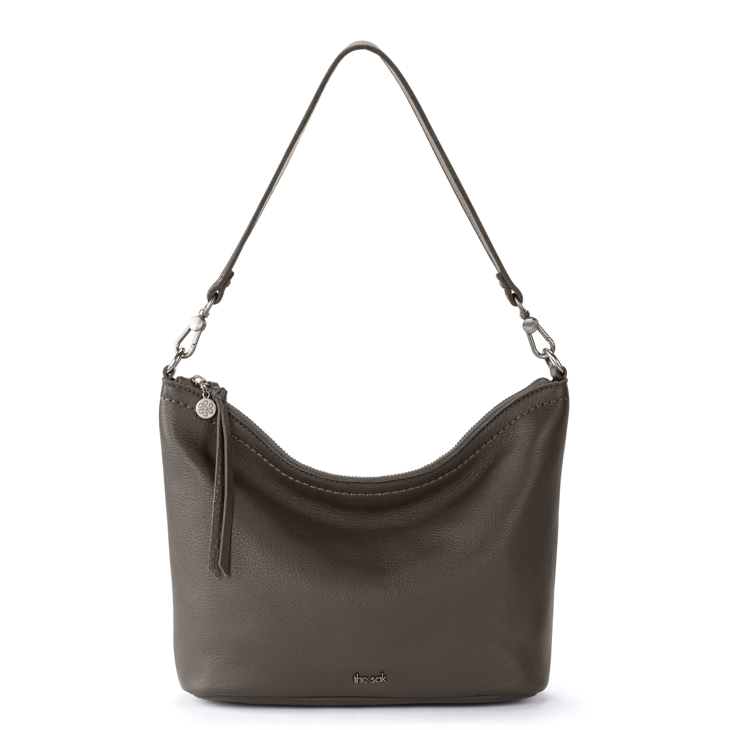 The Sak Jasmine Small Hobo - Leather - Slate