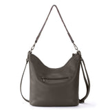 The Sak Jasmine Bucket Crossbody - Leather - Slate