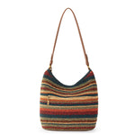 The Sak Sequoia Hobo - Hand Crochet - Woodland Stripe