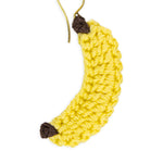 The Sak Cyrus Charm Earrings - Hand Crochet - Banana