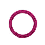 The Sak Finch Bangle - Hand Crochet - Pinkberry
