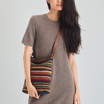 The Sak Lucia Crossbody - Hand Crochet - Woodland Stripe