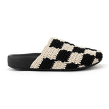 The Sak Bolinas Clog - Kids - Hand Crochet - Black Check