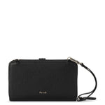 The Sak Iris Smartphone Wallet - Hand Crochet - Black Check