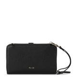 The Sak Iris Smartphone Wallet - Hand Crochet - Black Check