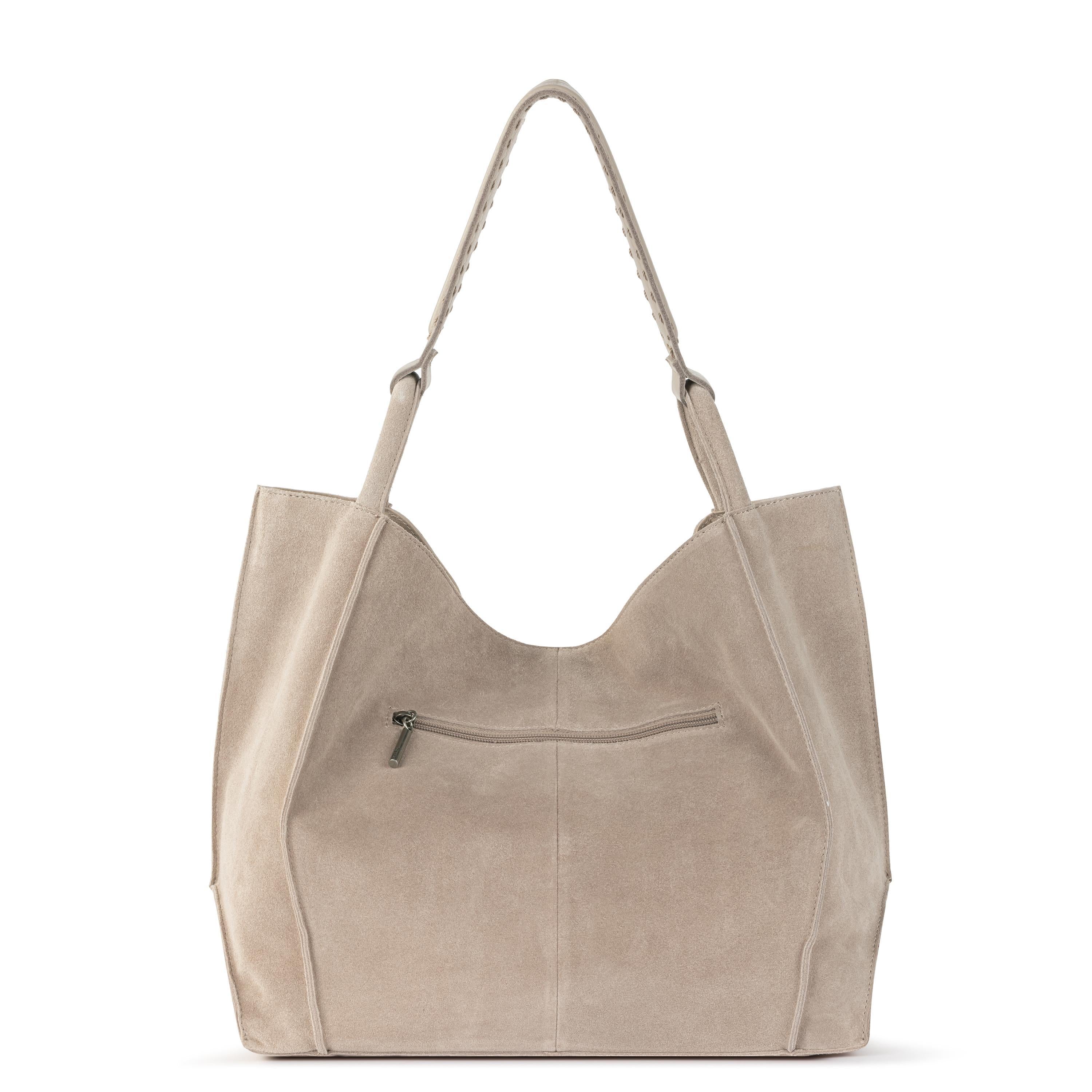 The Sak Los Feliz Large Tote - Leather - Sand Suede