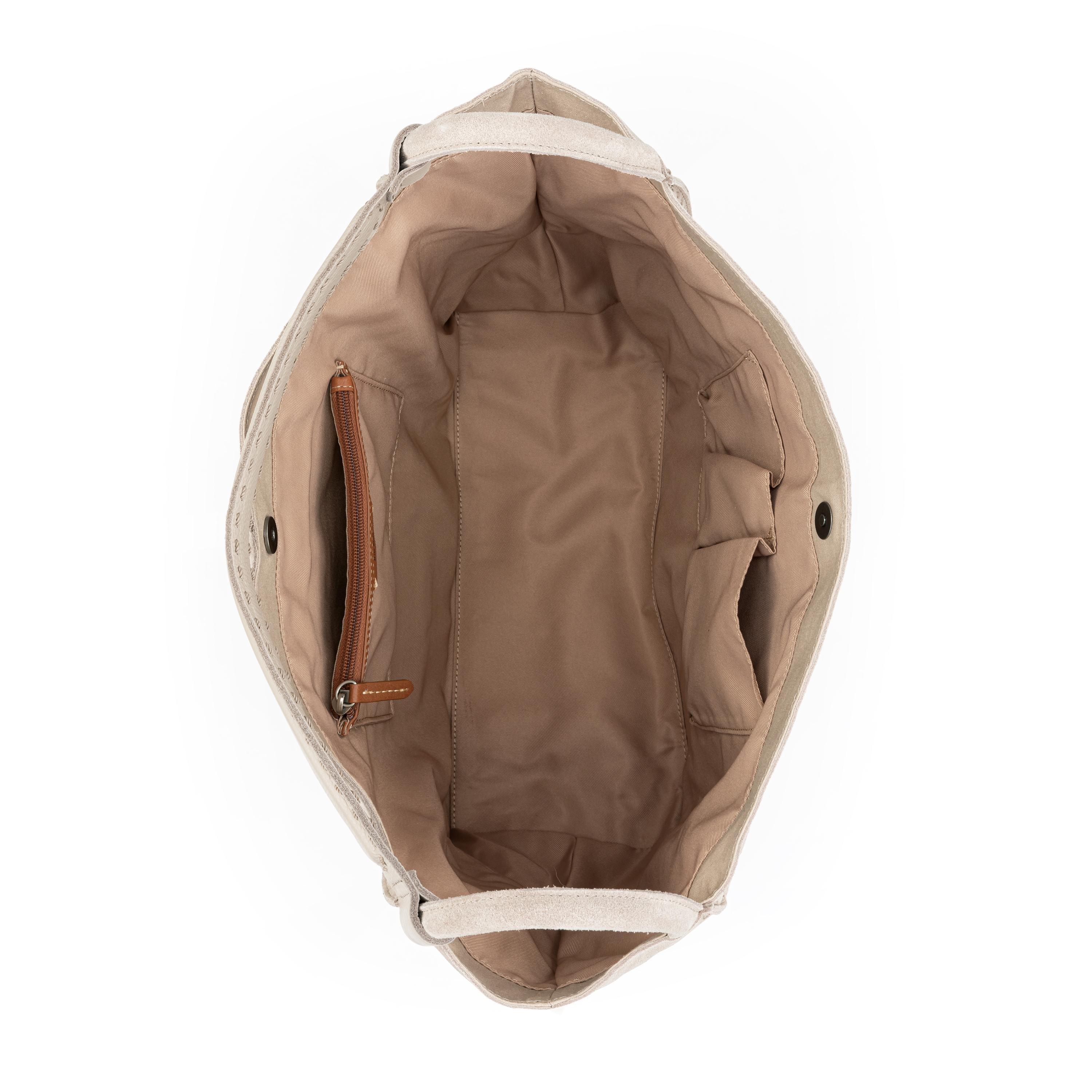 The Sak Los Feliz Large Tote - Leather - Sand Suede