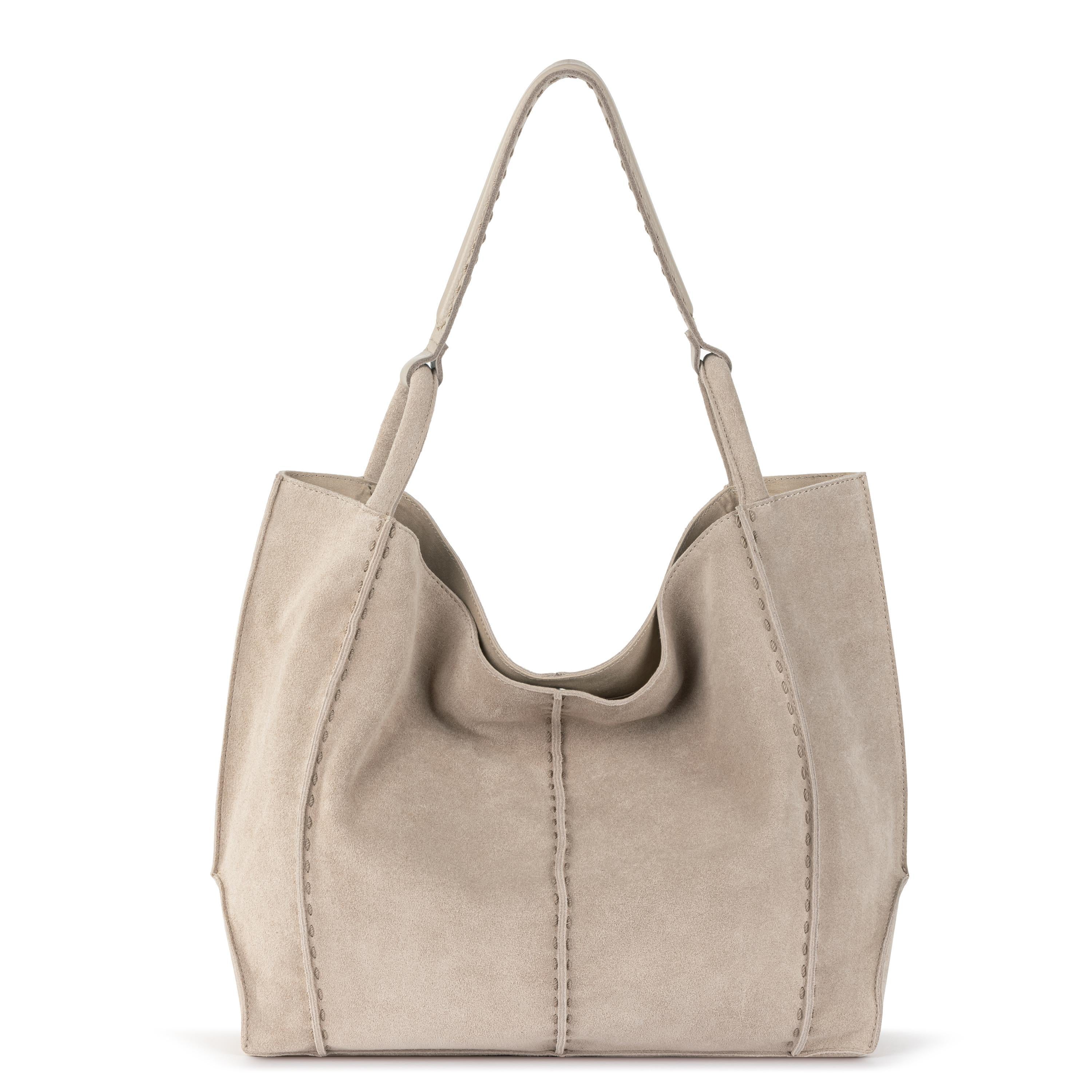 The Sak Los Feliz Large Tote - Leather - Sand Suede