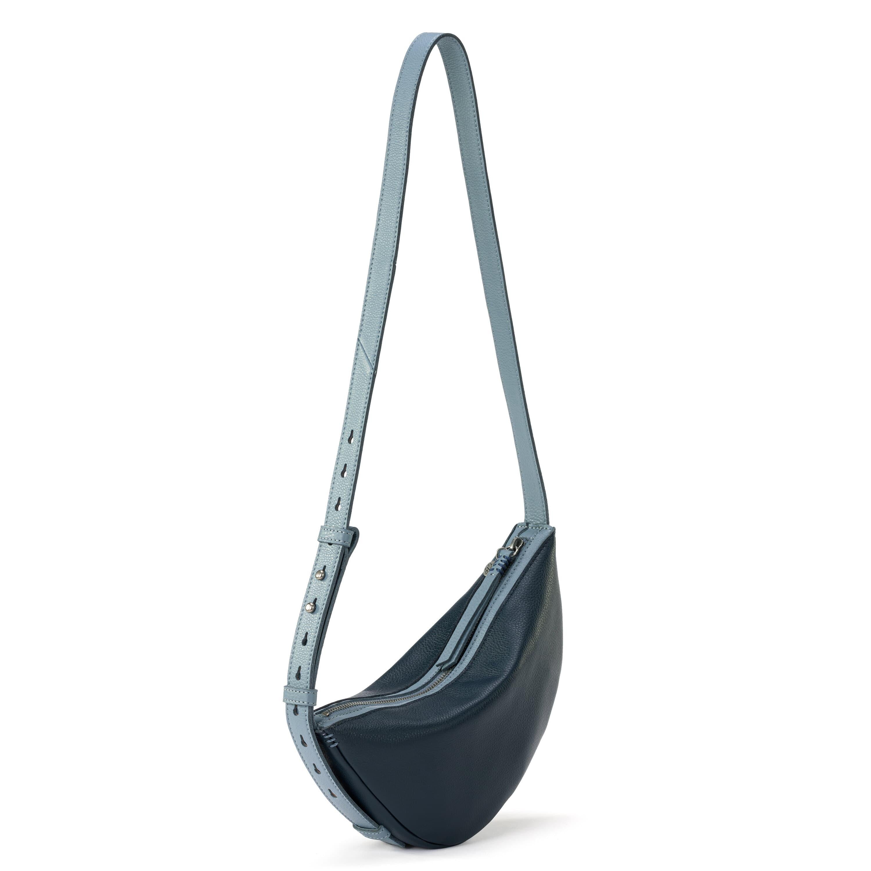 The Sak Tess Sling - Leather - Indigo Block