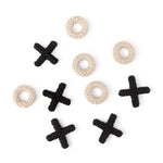 The Sak Brixton Tic-Tac-Toe Set - Hand Crochet - Black Multi