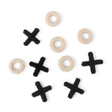 The Sak Brixton Tic-Tac-Toe Set - Hand Crochet - Black Multi
