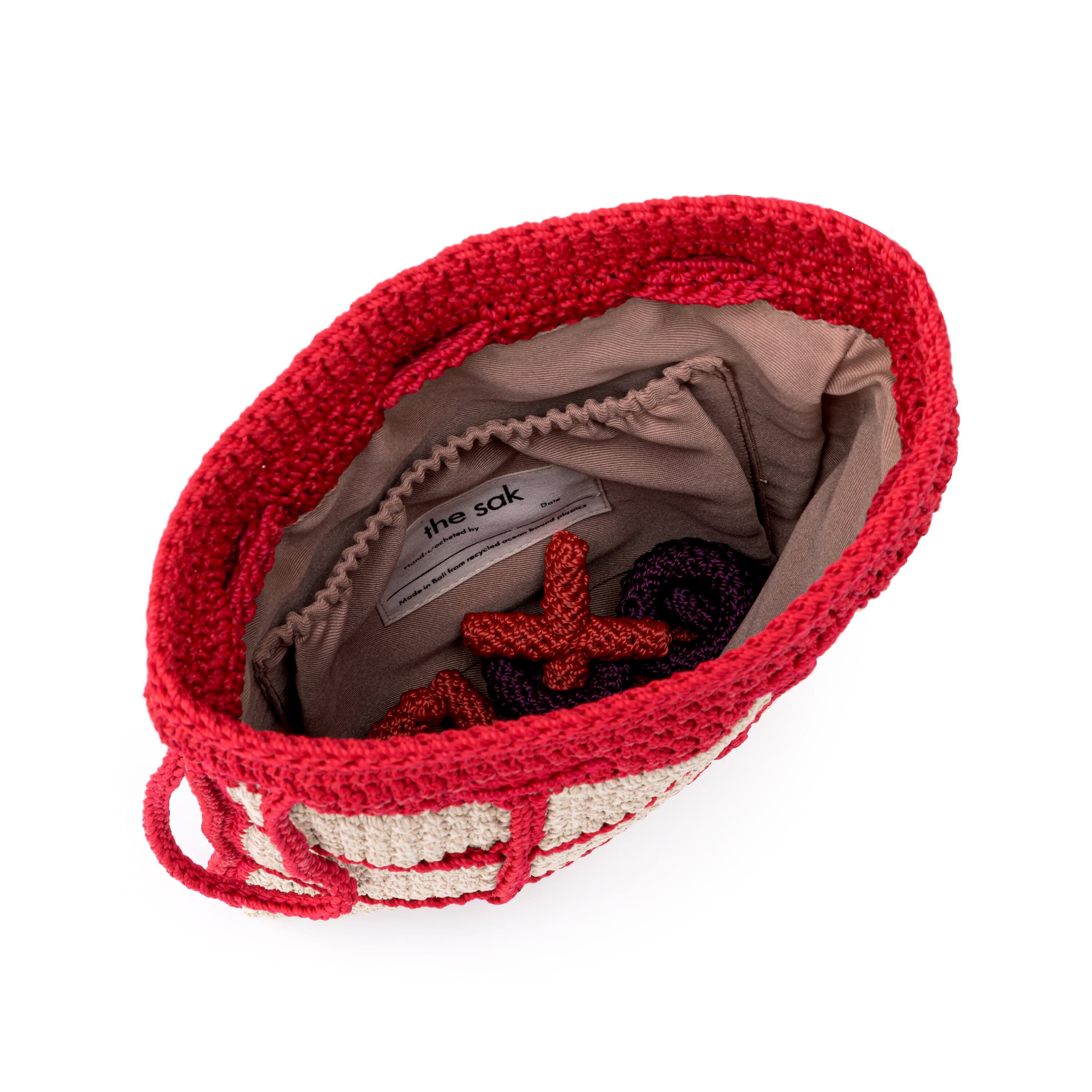 The Sak Brixton Tic-Tac-Toe Set - Hand Crochet - Rainbow