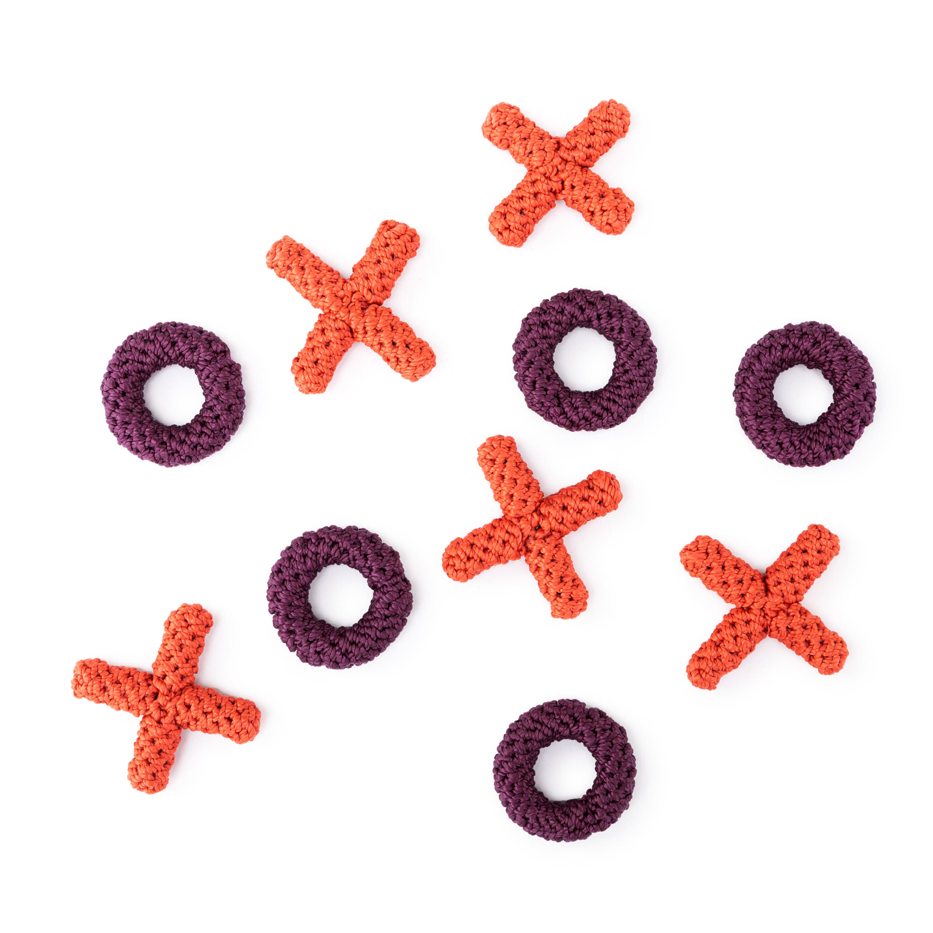 The Sak Brixton Tic-Tac-Toe Set - Hand Crochet - Rainbow