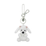 The Sak Yarnicharmz Dangle - Hand Crochet - White Poodle