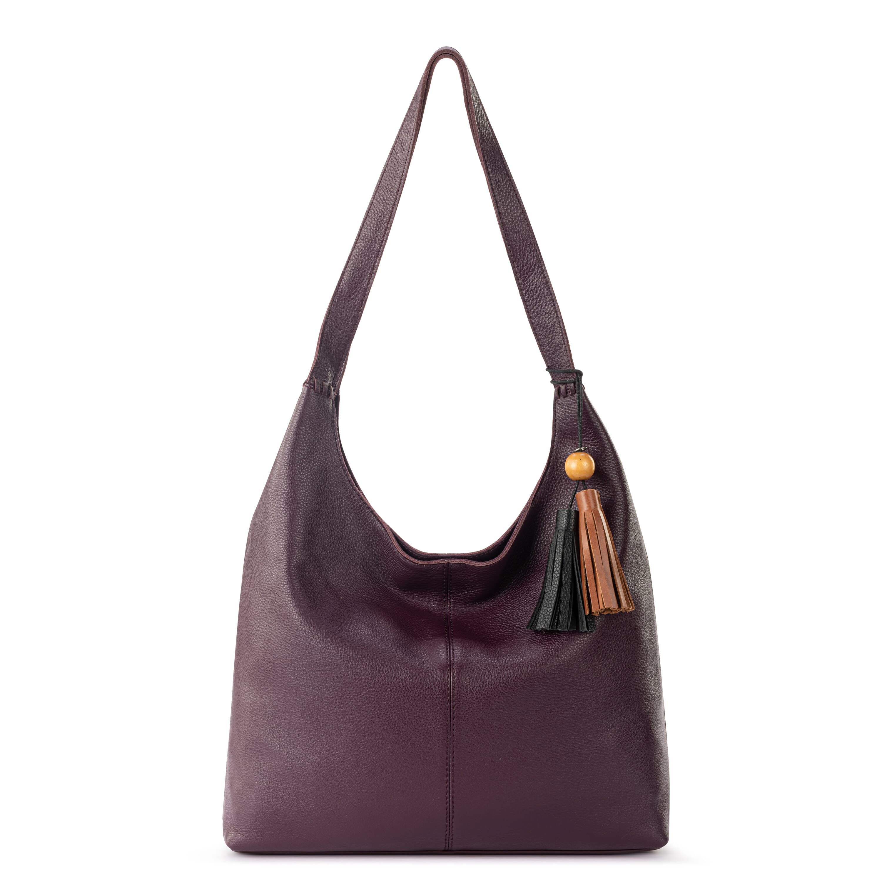 The Sak Huntley Hobo - Leather - Aubergine