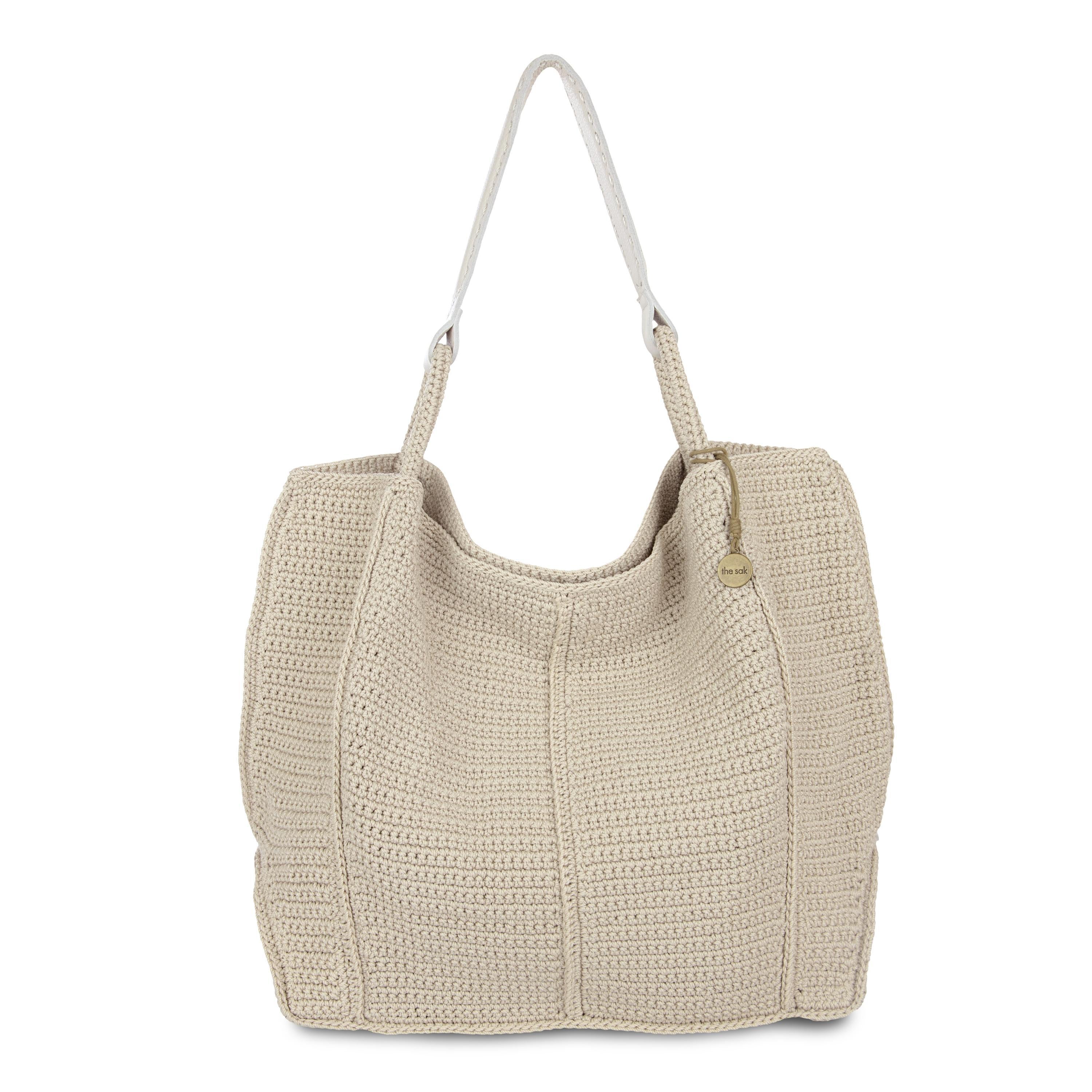 The Sak Los Feliz Large Tote - Hand Crochet - Ecru