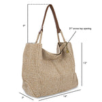 The Sak Los Feliz Large Tote - Hand Crochet - Bamboo Static