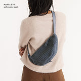 The Sak Tess Sling - Hand Crochet - Maritime